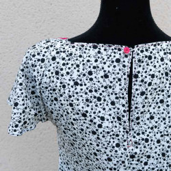 Patron PDF robe d'été trapèze Colibri, 34 au 52, 4 statures