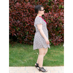 Patron PDF robe d'été trapèze Colibri, 34 au 52, 4 statures