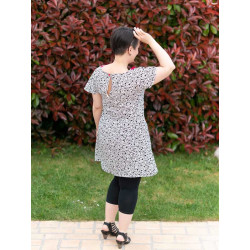 Patron PDF robe d'été trapèze Colibri, 34 au 52, 4 statures