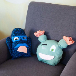 Patron PDF coussin Cactus personnalisable à faire en famille