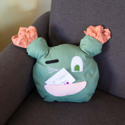 Patron PDF coussin Cactus personnalisable à faire en famille