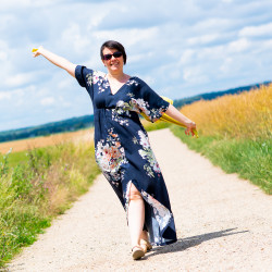 Patron PDF robe longue d'été Wasabi, 34 au 52, 4 statures