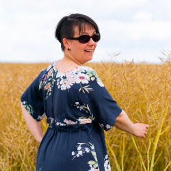 Patron PDF robe longue d'été Wasabi, 34 au 52, 4 statures