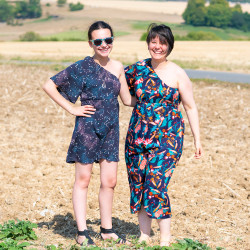 Patron PDF combinaison short et pantacourt, 34 au 52, 4 statures