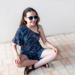 Patron PDF combinaison short et pantacourt, 34 au 52, 4 statures