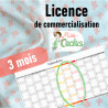3 mois de licence de commercialisation Miss Cactus