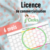 6 mois de licence de commercialisation Miss Cactus