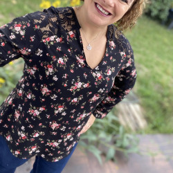 Patron PDF blouse Châtaigne, du 34 au 56, 4 statures