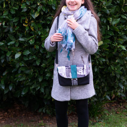 Patron PDF complet de pochette féminine avec rangements intégrés