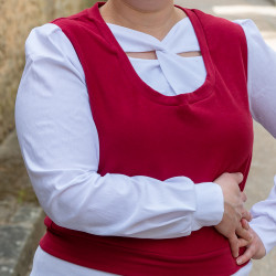 Patron PDF haut modulable Menthe, du pull effet chemise au crope top