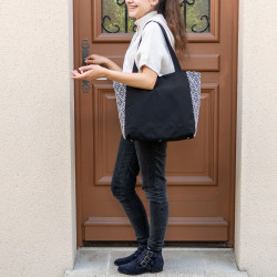 Patron PDF couture complet du sac cabas Cumin, en 4 formats