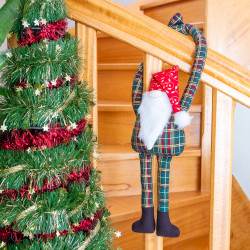 Patron couture PDF du lutin Séraphin, une décoration de Noël DIY