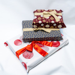 Patron couture PDF d'emballage cadeau zéro déchet Noël et anniversaire