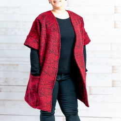 Patron couture PDF veste kimono Yuzu, du XS au 4XL