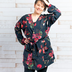 Patron couture PDF veste kimono Yuzu, du XS au 4XL