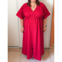 Tuto PDF robe été longue Wasabi, grandes tailles 50 au 64, 4 statures