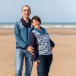 Patron PDF sweat mixte Anis au col croisé, du XS au 4XL