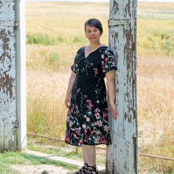 Patron PDF robe blouse portefeuille Sésame, du 34 au 56