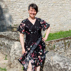 Patron PDF robe blouse portefeuille Sésame, du 34 au 56