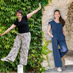 Patron PDF pantalon ou combinaison Vanille, du 34 au 56