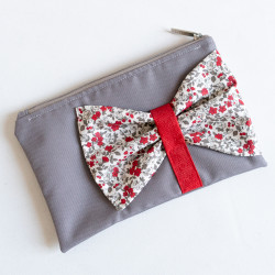 Tuto couture DIY et patron PDF de pochette et porte-monnaie Groseille