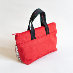 Tuto couture DIY et patron PDF de sac cabas avec nœud Groseille