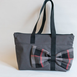 Tuto couture DIY et patron PDF de sac cabas et pochette Groseille