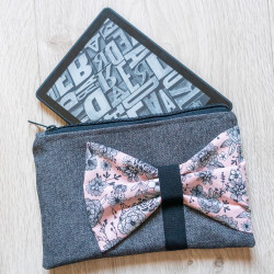 Tuto couture DIY et patron PDF de sac cabas et pochette Groseille