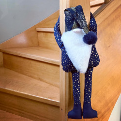 Patron couture PDF du lutin Séraphin, une décoration de Noël DIY