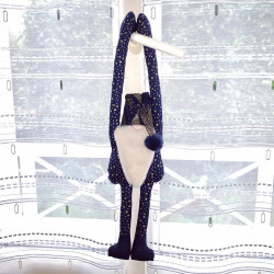 Patron couture PDF du lutin Séraphin, une décoration de Noël DIY