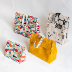 Tuto couture et patron PDF de pochette facile à coudre Curcuma