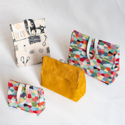 Tuto couture et patron PDF de pochette facile à coudre Curcuma