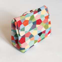 Tuto couture et patron PDF de pochette facile à coudre Curcuma