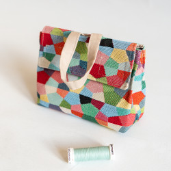 Tuto couture et patron PDF de pochette facile à coudre Curcuma