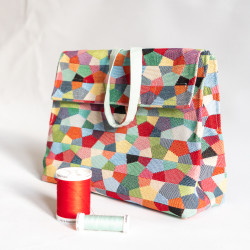 Tuto couture et patron PDF de pochette facile à coudre Curcuma