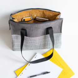 Tuto couture DIY et patron PDF de trousse et sac Curry, 5 tailles