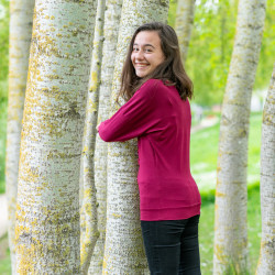 Patron PDF débutant T-shirt Litchi, manches chauve-souris, du 34 au 56