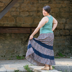 Patron PDF débutant robe, blouse, jupe Mirabelle, du 34 au 56