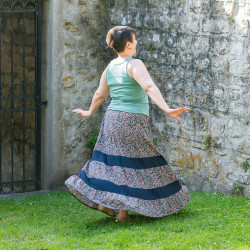 Patron PDF débutant robe, blouse, jupe Mirabelle, du 34 au 56