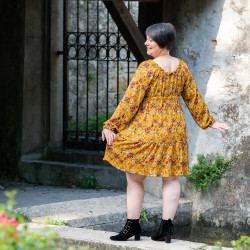 Patron PDF débutant robe, blouse, jupe Mirabelle, du 34 au 56