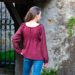 Patron PDF débutant robe, blouse, jupe Mirabelle, du 34 au 56