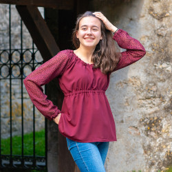 Patron PDF débutant robe, blouse, jupe Mirabelle, du 34 au 56