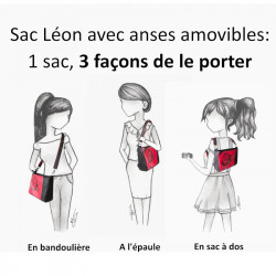 Patron PDF complet de beau sac à main personnalisable