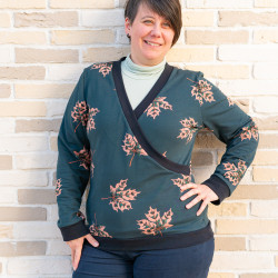 Patron PDF débutant pull sweat Cannelle, du 34 au 56