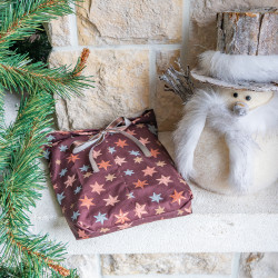 Tuto couture facile patron PDF de pochette cadeau zéro déchet Surprise