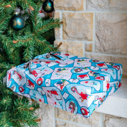 Tuto couture facile patron PDF de pochette cadeau zéro déchet Surprise