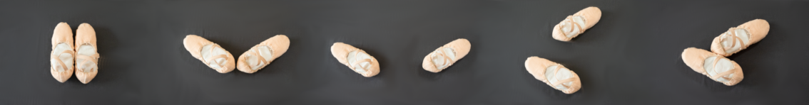 Illustration de l'article "Coudre les élastiques des chaussons de danse"