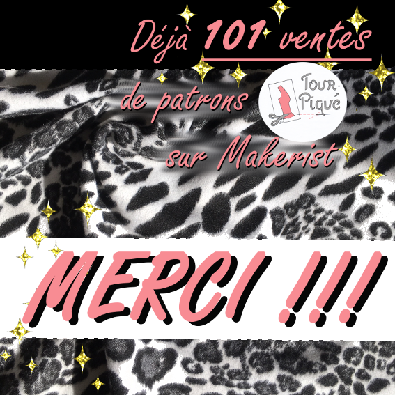 Illustration de l'article "MERCI pour toutes vos commandes de patrons sur Makerist !!!"