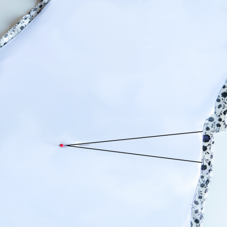 Illustration de l'article "Réaliser une pince en couture"