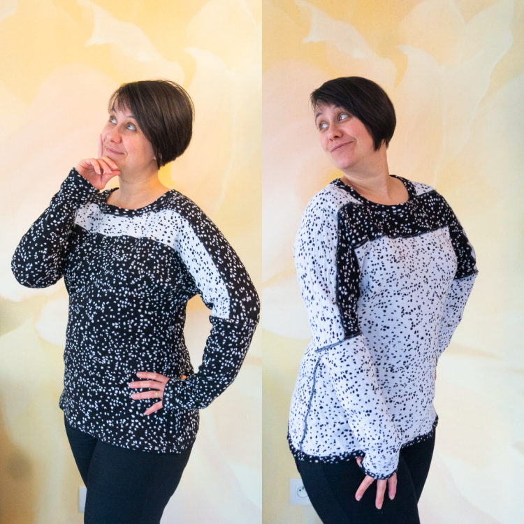 Illustration de l'article "Ma revisite du pull Poivre et sel : une version réversible"